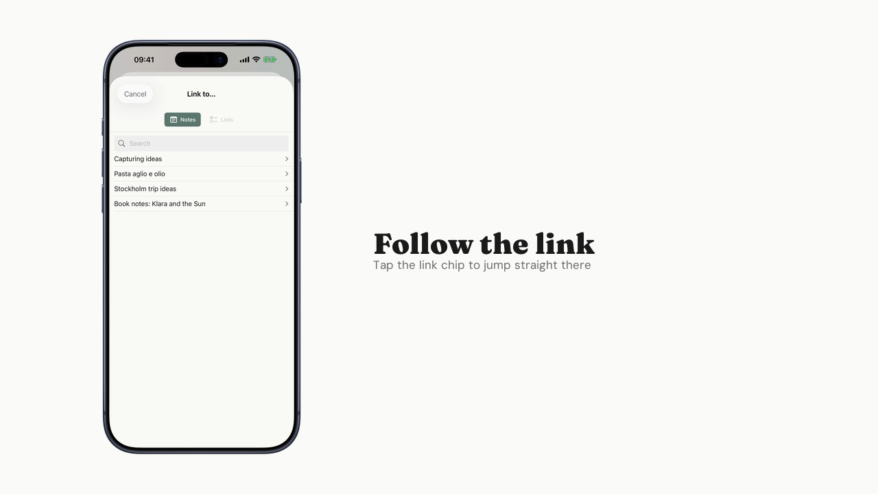 See linking in action